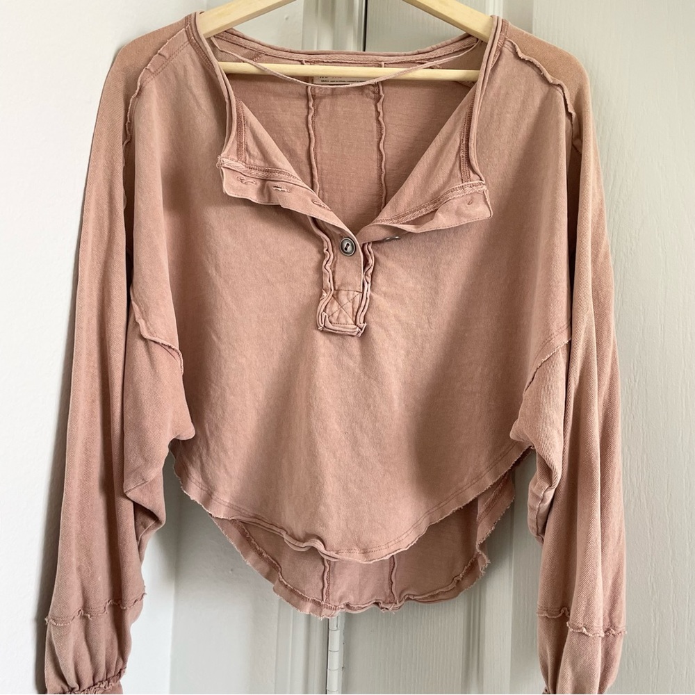 We The Free Long Sleeve Poncho Small